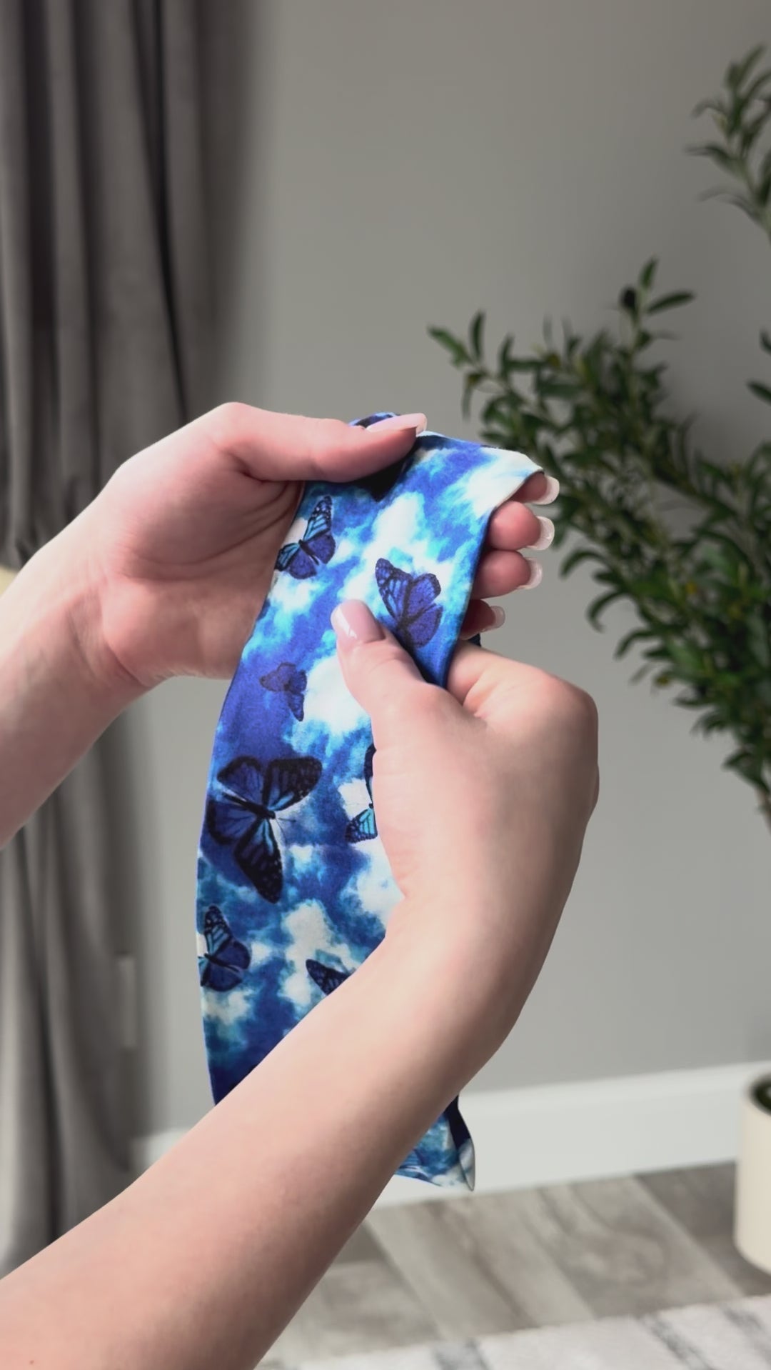Butterfly Pure Silk Headband
