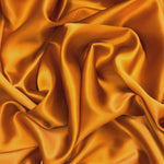 Burnt Orange 100% Pure Mulberry Silk Fabric 19mm Cut-to-Size Silk Fabric
