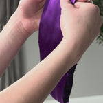 Purple Pure Silk Headband
