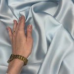 Dusty Blue 100% Pure Mulberry Silk Fabric 19mm Cut-to-Size Silk Fabric
