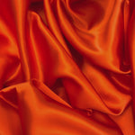 Spicy Orange 100% Pure Mulberry Silk Fabric 19mm Cut-to-Size Silk Fabric
