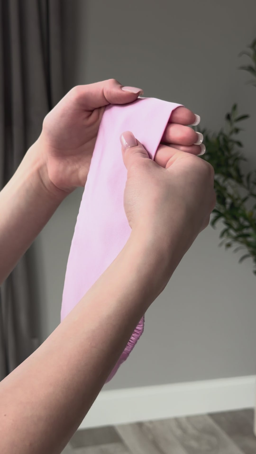 Lilac Pure Silk Headband
