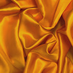 Orange 100% Pure Mulberry Silk Fabric 19mm Cut-to-Size Silk Fabric
