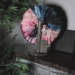 Mulberry Silk Bonnet for Sleeping –100% Silk Reversible 19 Momme Hair Bonnet |  Navy Blue and Blush
