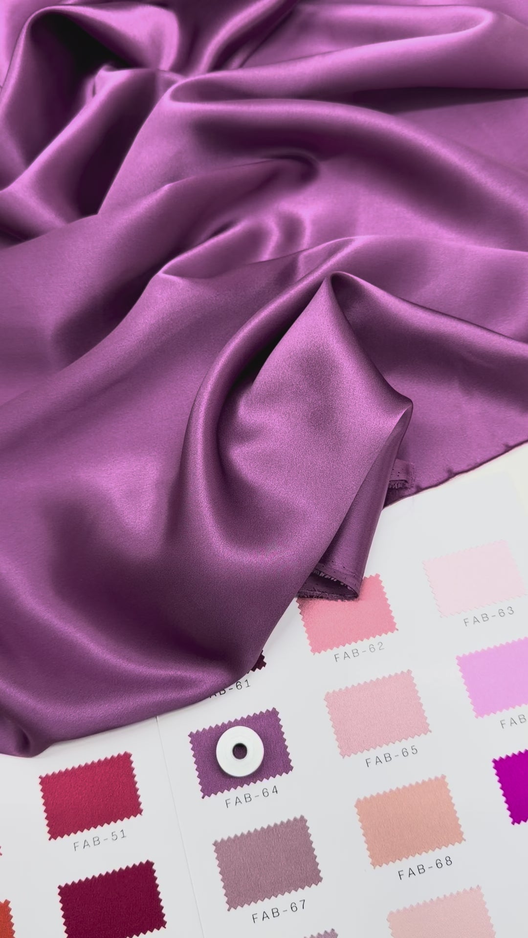 Magenta Color 100% Pure Mulberry Silk Fabric 19mm Cut-to-Size Silk Fabric
