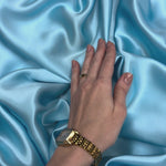 Arctic Blue Color 100% Pure Mulberry Silk Fabric 19mm Cut-to-Size Silk Fabric
