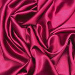 Wine Red 100% Pure Mulberry Silk Fabric 19mm Cut-to-Size Silk Fabric
