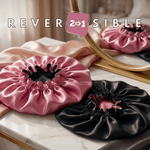 Punch & Black Pure Mulberry Silk Bonnet – Reversible & Durable - NOCHKA

