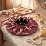 Punch & Black Pure Mulberry Silk Bonnet – Reversible & Durable - NOCHKA
