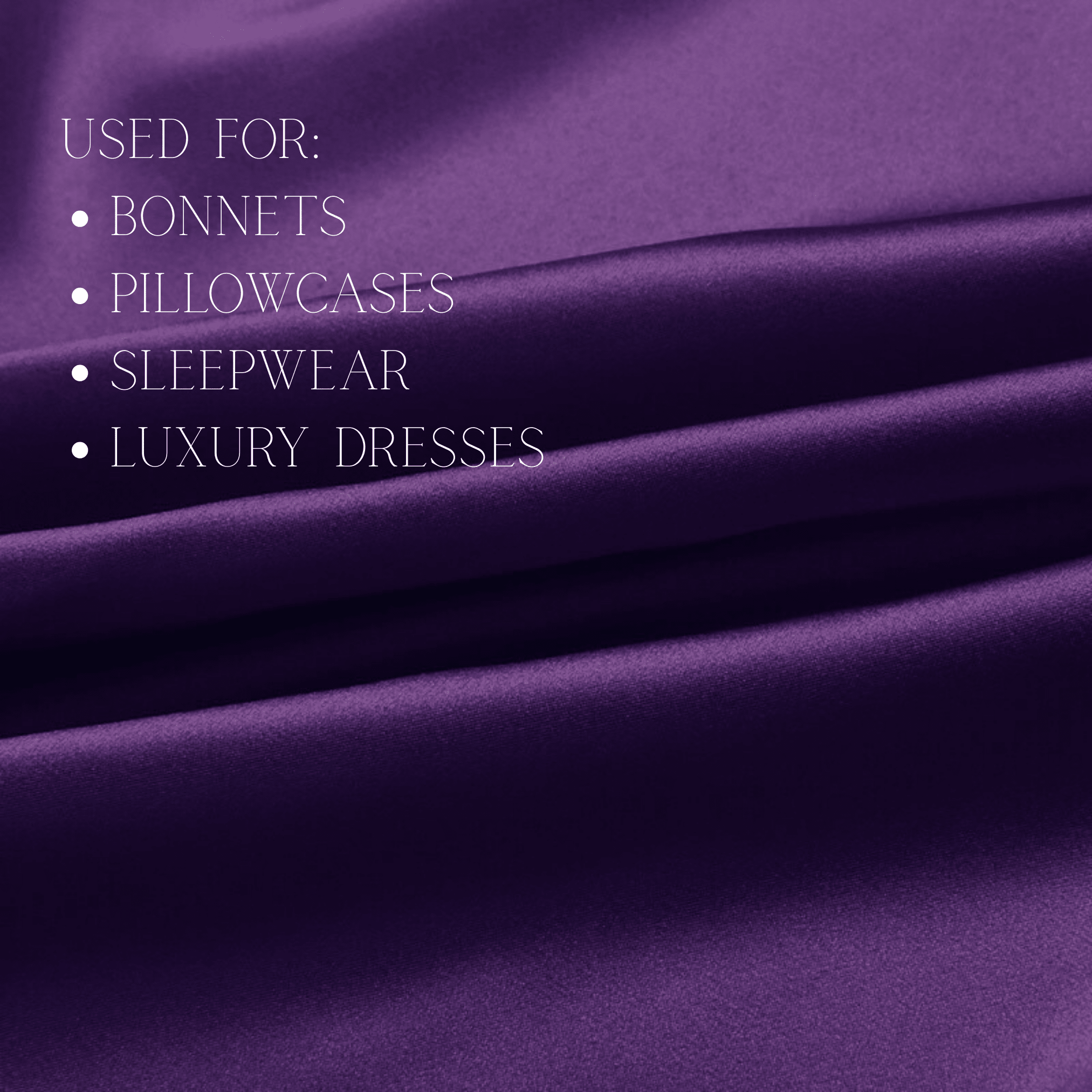 Purple 100% Pure Mulberry Silk Fabric 19mm Cut - to - Size Silk Fabric - NOCHKA
