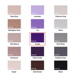 Purple 100% Pure Mulberry Silk Fabric 19mm Cut - to - Size Silk Fabric - NOCHKA
