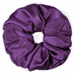 Purple Jumbo Scrunchie – 100% Pure Mulberry Silk, Perfect for All Hair Types - NOCHKA
