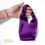 Purple Pure Silk Headband - NOCHKA
