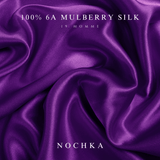 Purple Pure Silk Headband - NOCHKA
