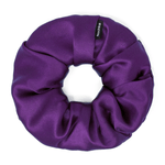 Purple Regular Scrunchie – 100% Pure Mulberry Silk, Perfect for All Hair Types - NOCHKA
