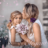 Purple Regular Scrunchie – 100% Pure Mulberry Silk, Perfect for All Hair Types - NOCHKA
