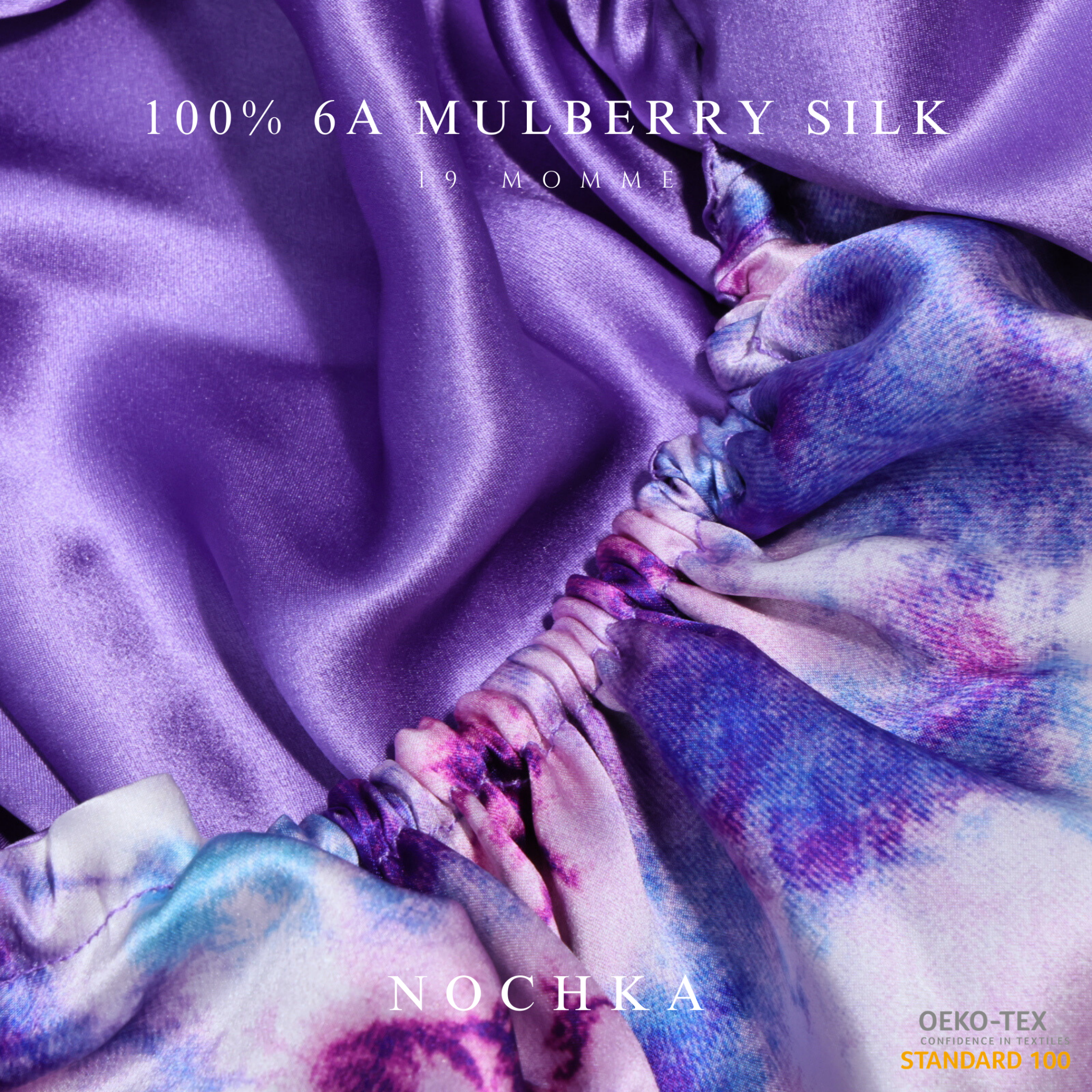 Purple Way Reversible Bonnet with Ties - NOCHKA
