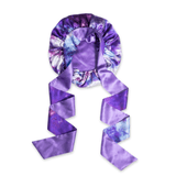Purple Way Reversible Bonnet with Ties - NOCHKA

