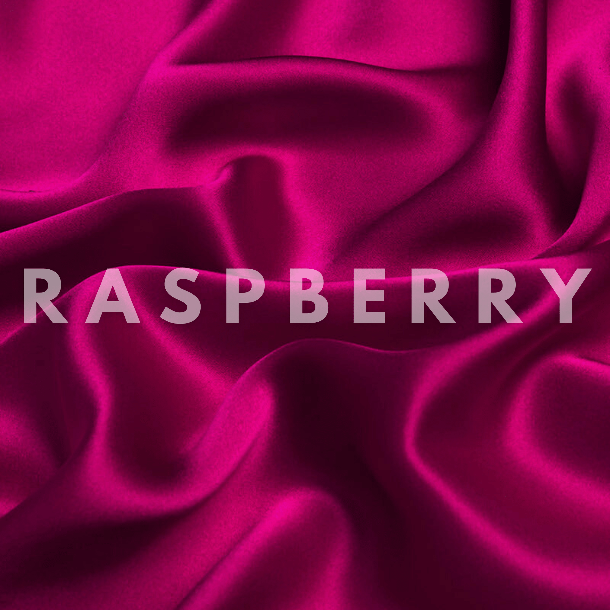 Raspberry Skinny Scrunchie – 100% Pure Mulberry Silk, Perfect for All Hair Types - NOCHKA
