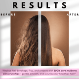 Raspberry Ultra - Skinny Silk Scrunchies (Set of 5) - NOCHKA
