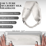 Raw Pure Silk Headband - NOCHKA
