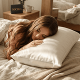 RAW (Undyed) 100% Pure Mulberry Silk Pillowcase 30 MOMME - Zipper - NOCHKA
