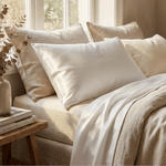 RAW (Undyed) 100% Pure Mulberry Silk Pillowcase 30 MOMME - Zipper - NOCHKA
