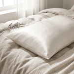 RAW (Undyed) 100% Pure Mulberry Silk Pillowcase 30 MOMME - Zipper - NOCHKA
