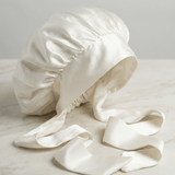 Raw (Undyed) Reversible Bonnet with Ties - NOCHKA
