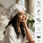 Raw (Undyed) Reversible Bonnet with Ties - NOCHKA
