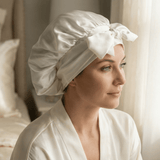 Raw (Undyed) Reversible Bonnet with Ties - NOCHKA
