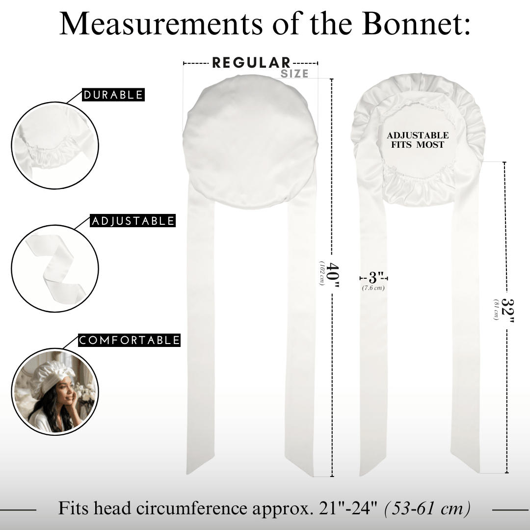 Raw (Undyed) Reversible Bonnet with Ties - NOCHKA
