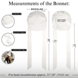 Raw (Undyed) Reversible Bonnet with Ties - NOCHKA
