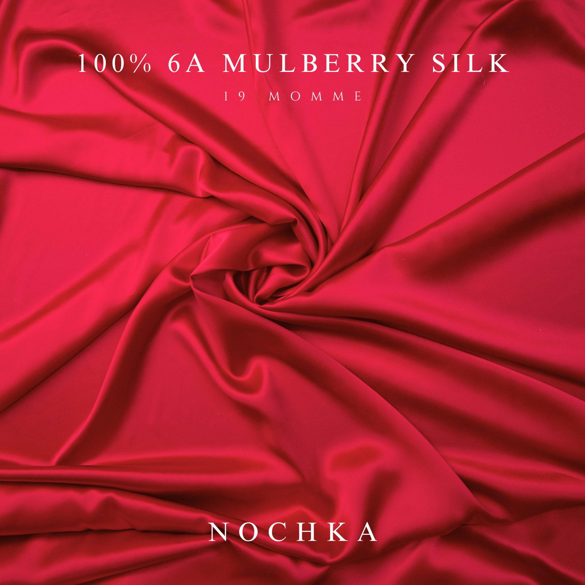 Red & Black Pure Mulberry Silk Bonnet – Reversible & Durable - NOCHKA
