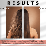 Red Ultra Skinny Scrunchie – 100% Pure Mulberry Silk, Perfect for All Hair Types - NOCHKA
