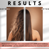 Red Ultra Skinny Scrunchie – 100% Pure Mulberry Silk, Perfect for All Hair Types - NOCHKA
