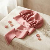 Rose Gold Reversible Bonnet with Ties - NOCHKA
