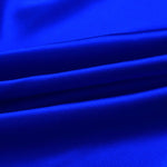 Royal Blue 100% Pure Mulberry Silk Fabric 19mm 44" Width Pre - Cut Silk Fabric - NOCHKA
