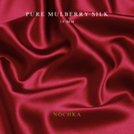 Ruby Red 100% Pure Mulberry Silk Fabric 19mm Cut - to - Size Silk Fabric - NOCHKA

