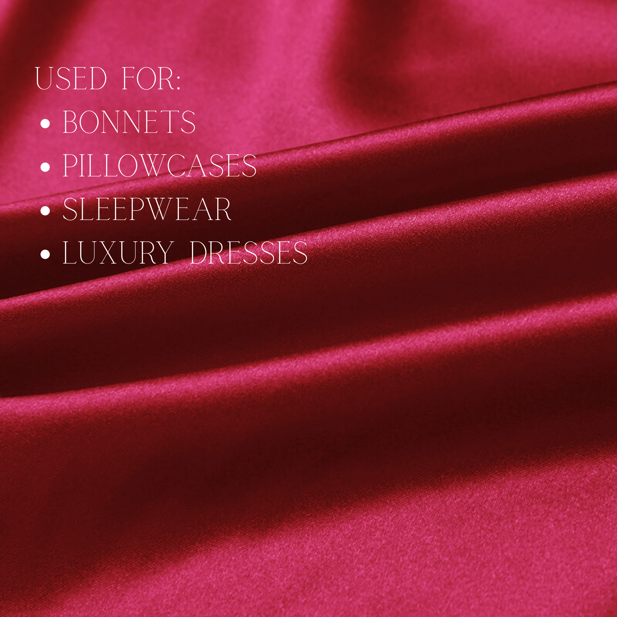 Ruby Red 100% Pure Mulberry Silk Fabric 19mm Cut - to - Size Silk Fabric - NOCHKA
