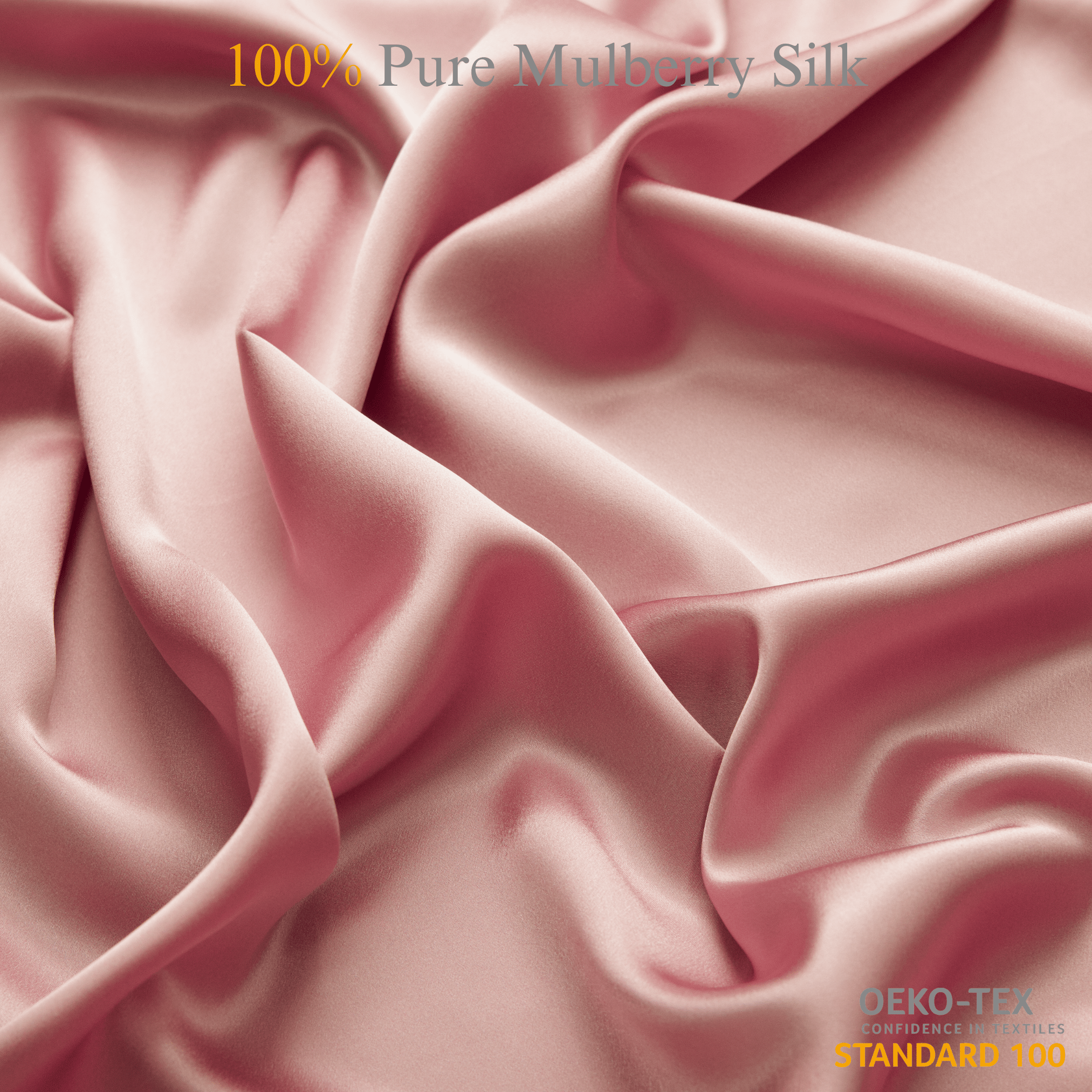 Rusty Rose 100% Pure Mulberry Silk Fabric 19mm Cut - to - Size Silk Fabric - NOCHKA
