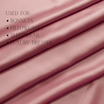 Rusty Rose 100% Pure Mulberry Silk Fabric 19mm Cut - to - Size Silk Fabric - NOCHKA
