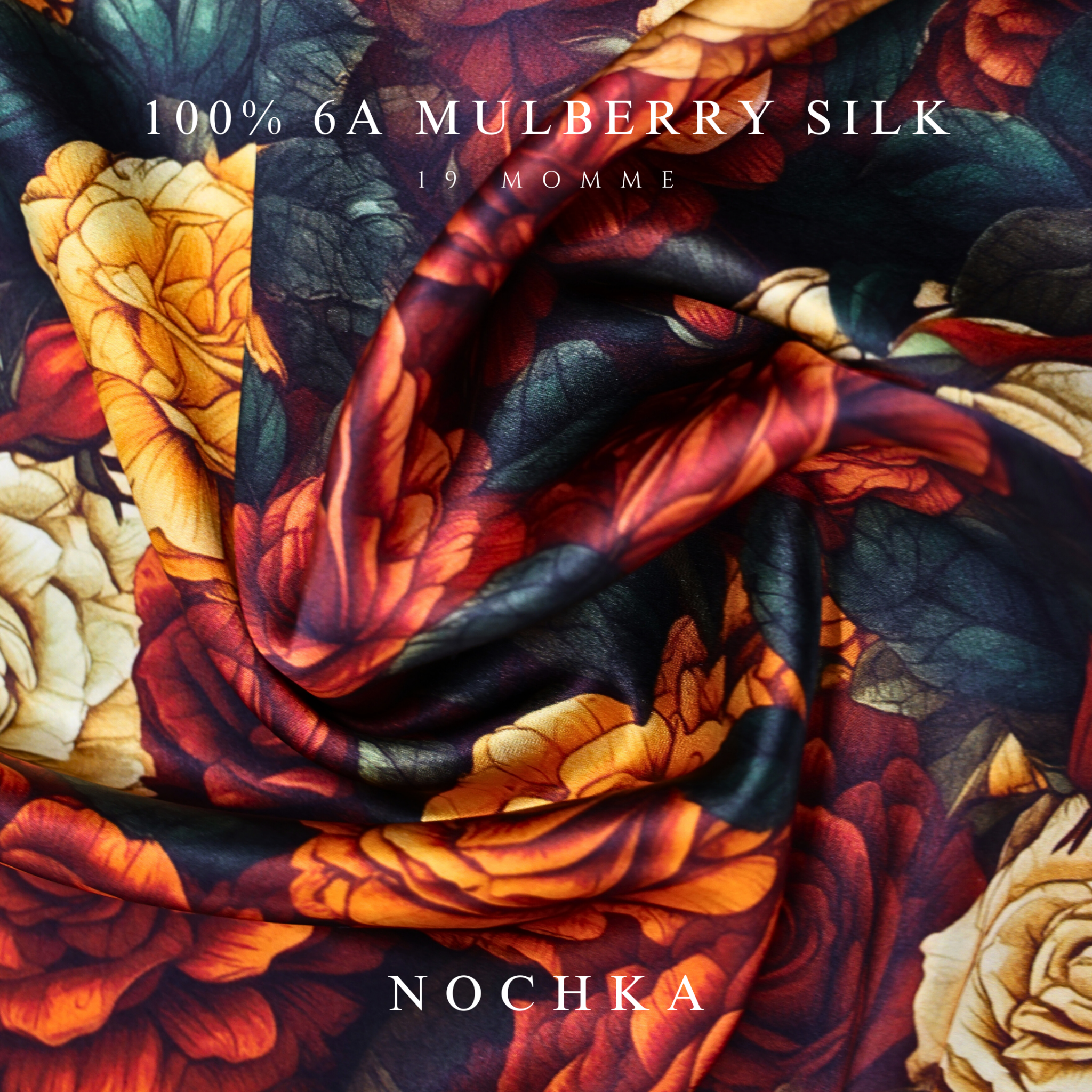 Rusty Rose Pure Silk Headband - NOCHKA
