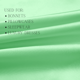 Sage 100% Pure Mulberry Silk Fabric 19mm Cut - to - Size Silk Fabric - NOCHKA
