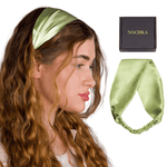 Sage Pure Silk Headband - NOCHKA
