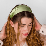 Sage Pure Silk Headband - NOCHKA
