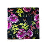 Wild Rose Mulbery Silk Square Scarf
