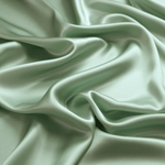 Seagrass Color 100% Pure Mulberry Silk Fabric 19mm 44" Width Pre - Cut Silk Fabric - NOCHKA
