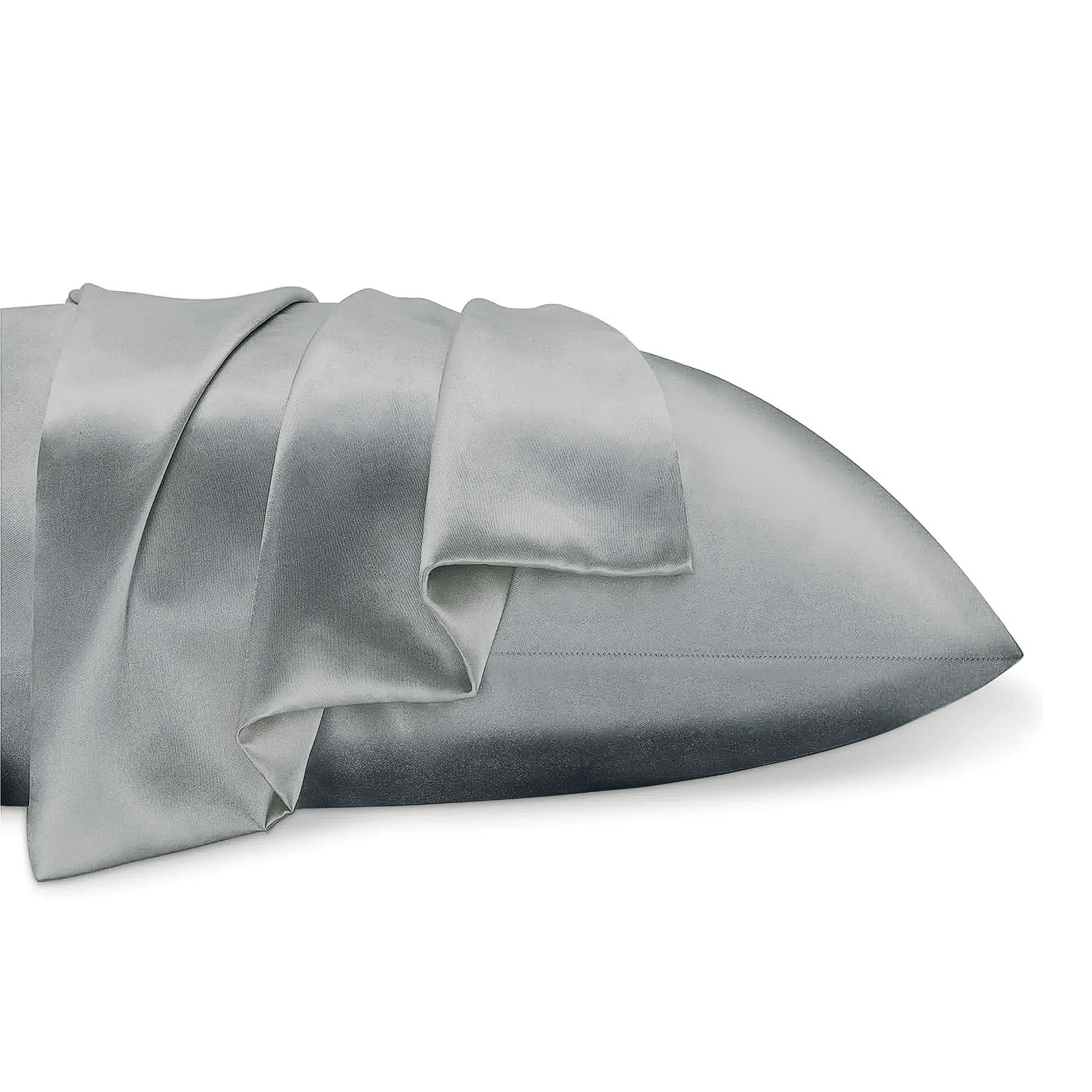Silver 100% Pure Mulberry Silk Pillowcase - Envelope - NOCHKA
