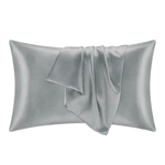Silver 100% Pure Mulberry Silk Pillowcase - Envelope - NOCHKA
